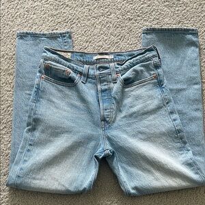 Women’s Levi’s wedgie straight jeans, 27 x 28
